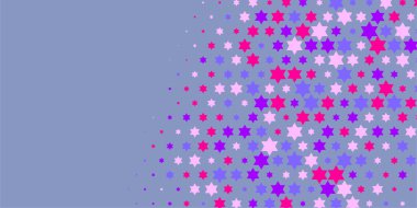 Yıldızlar İki Renkli Soyut Resimler 'i şekillendirir. Renkli yıldızların soyut duvar kağıtları, yıldızlı soyut renkli arkaplanlar. Parlak çok renkli duvar kağıdı sanatı