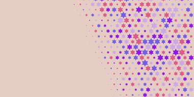 Yıldızlar İki Renkli Soyut Resimler 'i şekillendirir. Renkli yıldızların soyut duvar kağıtları, yıldızlı soyut renkli arkaplanlar. Parlak çok renkli duvar kağıdı sanatı