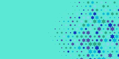 Yıldızlar İki Renkli Soyut Resimler 'i şekillendirir. Renkli yıldızların soyut duvar kağıtları, yıldızlı soyut renkli arkaplanlar. Parlak çok renkli duvar kağıdı sanatı