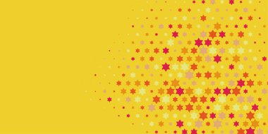 Yıldızlar İki Renkli Soyut Resimler 'i şekillendirir. Renkli yıldızların soyut duvar kağıtları, yıldızlı soyut renkli arkaplanlar. Parlak çok renkli duvar kağıdı sanatı