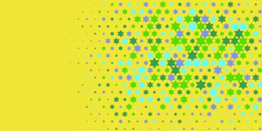 Yıldızlar İki Renkli Soyut Resimler 'i şekillendirir. Renkli yıldızların soyut duvar kağıtları, yıldızlı soyut renkli arkaplanlar. Parlak çok renkli duvar kağıdı sanatı