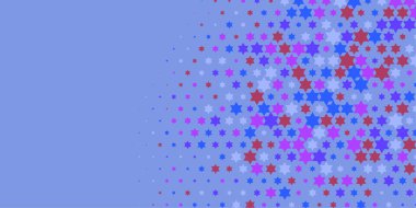 Yıldızlar İki Renkli Soyut Resimler 'i şekillendirir. Renkli yıldızların soyut duvar kağıtları, yıldızlı soyut renkli arkaplanlar. Parlak çok renkli duvar kağıdı sanatı