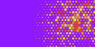 Yıldızlar İki Renkli Soyut Resimler 'i şekillendirir. Renkli yıldızların soyut duvar kağıtları, yıldızlı soyut renkli arkaplanlar. Parlak çok renkli duvar kağıdı sanatı