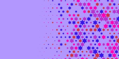 Yıldızlar İki Renkli Soyut Resimler 'i şekillendirir. Renkli yıldızların soyut duvar kağıtları, yıldızlı soyut renkli arkaplanlar. Parlak çok renkli duvar kağıdı sanatı