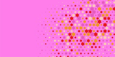 Yıldızlar İki Renkli Soyut Resimler 'i şekillendirir. Renkli yıldızların soyut duvar kağıtları, yıldızlı soyut renkli arkaplanlar. Parlak çok renkli duvar kağıdı sanatı