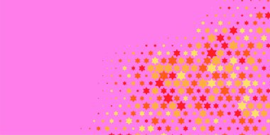 Yıldızlar İki Renkli Soyut Resimler 'i şekillendirir. Renkli yıldızların soyut duvar kağıtları, yıldızlı soyut renkli arkaplanlar. Parlak çok renkli duvar kağıdı sanatı