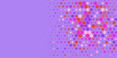 Yıldızlar İki Renkli Soyut Resimler 'i şekillendirir. Renkli yıldızların soyut duvar kağıtları, yıldızlı soyut renkli arkaplanlar. Parlak çok renkli duvar kağıdı sanatı