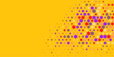 Yıldızlar İki Renkli Soyut Resimler 'i şekillendirir. Renkli yıldızların soyut duvar kağıtları, yıldızlı soyut renkli arkaplanlar. Parlak çok renkli duvar kağıdı sanatı