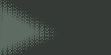 Siyah arkaplan üzerinde soyut modern renkli üçgenler, metin üçgeni için kopya alanı, Soyut Sancak arka planı yumuşak renk gölgeleri, renkli üçgenlerle soyut arkaplan