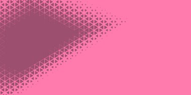 Siyah arkaplan üzerinde soyut modern renkli üçgenler, metin üçgeni için kopya alanı, Soyut Sancak arka planı yumuşak renk gölgeleri, renkli üçgenlerle soyut arkaplan