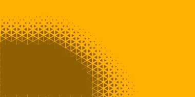 Siyah arkaplan üzerinde soyut modern renkli üçgenler, metin üçgeni için kopya alanı, Soyut Sancak arka planı yumuşak renk gölgeleri, renkli üçgenlerle soyut arkaplan