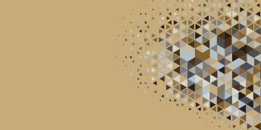 Soyut Üçgen renkli arkaplan veya çokgenler içeren duvar kağıdı üçgen şekiller ve renkler, üçgenler veya uzayın yumuşak rengini kopyalayan çukurluk geometrik şekiller