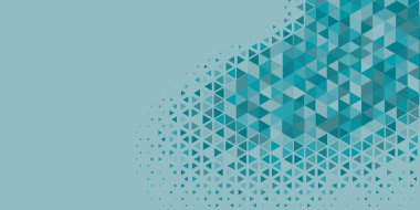 Soyut Üçgen renkli arkaplan veya çokgenler içeren duvar kağıdı üçgen şekiller ve renkler, üçgenler veya uzayın yumuşak rengini kopyalayan çukurluk geometrik şekiller