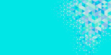 Soyut Üçgen renkli arkaplan veya çokgenler içeren duvar kağıdı üçgen şekiller ve renkler, üçgenler veya uzayın yumuşak rengini kopyalayan çukurluk geometrik şekiller