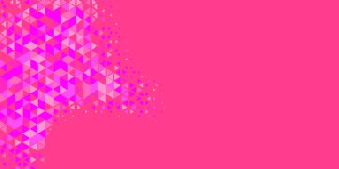 Soyut Üçgen renkli arkaplan veya çokgenler içeren duvar kağıdı üçgen şekiller ve renkler, üçgenler veya uzayın yumuşak rengini kopyalayan çukurluk geometrik şekiller