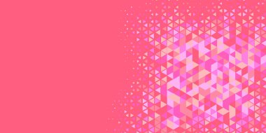 Soyut Üçgen renkli arkaplan veya çokgenler içeren duvar kağıdı üçgen şekiller ve renkler, üçgenler veya uzayın yumuşak rengini kopyalayan çukurluk geometrik şekiller