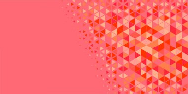 Soyut Üçgen renkli arkaplan veya çokgenler içeren duvar kağıdı üçgen şekiller ve renkler, üçgenler veya uzayın yumuşak rengini kopyalayan çukurluk geometrik şekiller