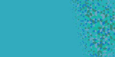 Soyut Üçgen renkli arkaplan veya çokgenler içeren duvar kağıdı üçgen şekiller ve renkler, üçgenler veya uzayın yumuşak rengini kopyalayan çukurluk geometrik şekiller