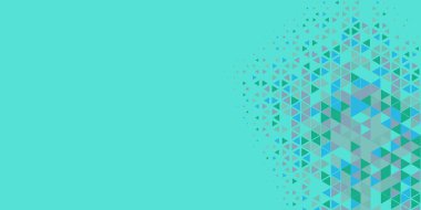 Soyut Üçgen renkli arkaplan veya çokgenler içeren duvar kağıdı üçgen şekiller ve renkler, üçgenler veya uzayın yumuşak rengini kopyalayan çukurluk geometrik şekiller