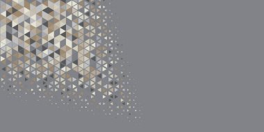 Soyut Üçgen renkli arkaplan veya çokgenler içeren duvar kağıdı üçgen şekiller ve renkler, üçgenler veya uzayın yumuşak rengini kopyalayan çukurluk geometrik şekiller