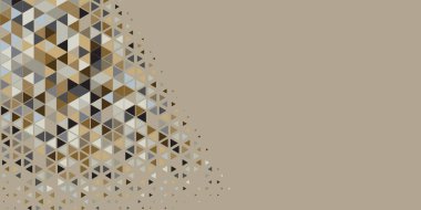 Soyut Üçgen renkli arkaplan veya çokgenler içeren duvar kağıdı üçgen şekiller ve renkler, üçgenler veya uzayın yumuşak rengini kopyalayan çukurluk geometrik şekiller