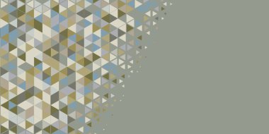 Soyut Üçgen renkli arkaplan veya çokgenler içeren duvar kağıdı üçgen şekiller ve renkler, üçgenler veya uzayın yumuşak rengini kopyalayan çukurluk geometrik şekiller