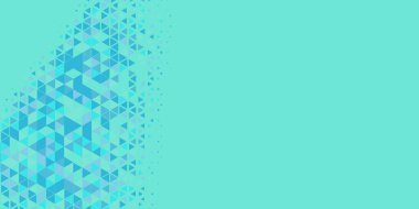 Soyut Üçgen renkli arkaplan veya çokgenler içeren duvar kağıdı üçgen şekiller ve renkler, üçgenler veya uzayın yumuşak rengini kopyalayan çukurluk geometrik şekiller