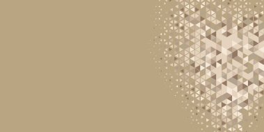 Soyut Üçgen renkli arkaplan veya çokgenler içeren duvar kağıdı üçgen şekiller ve renkler, üçgenler veya uzayın yumuşak rengini kopyalayan çukurluk geometrik şekiller