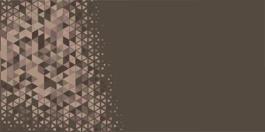 Soyut Üçgen renkli arkaplan veya çokgenler içeren duvar kağıdı üçgen şekiller ve renkler, üçgenler veya uzayın yumuşak rengini kopyalayan çukurluk geometrik şekiller