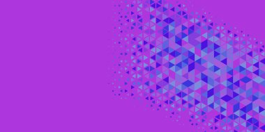 Soyut Üçgen renkli arkaplan veya çokgenler içeren duvar kağıdı üçgen şekiller ve renkler, üçgenler veya uzayın yumuşak rengini kopyalayan çukurluk geometrik şekiller