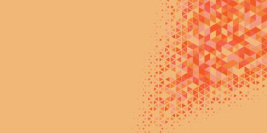 Soyut Üçgen renkli arkaplan veya çokgenler içeren duvar kağıdı üçgen şekiller ve renkler, üçgenler veya uzayın yumuşak rengini kopyalayan çukurluk geometrik şekiller