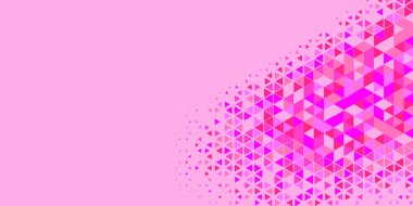 Soyut Üçgen renkli arkaplan veya çokgenler içeren duvar kağıdı üçgen şekiller ve renkler, üçgenler veya uzayın yumuşak rengini kopyalayan çukurluk geometrik şekiller