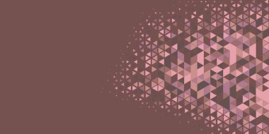 Soyut Üçgen renkli arkaplan veya çokgenler içeren duvar kağıdı üçgen şekiller ve renkler, üçgenler veya uzayın yumuşak rengini kopyalayan çukurluk geometrik şekiller