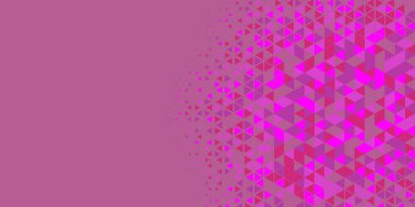 Soyut Üçgen renkli arkaplan veya çokgenler içeren duvar kağıdı üçgen şekiller ve renkler, üçgenler veya uzayın yumuşak rengini kopyalayan çukurluk geometrik şekiller