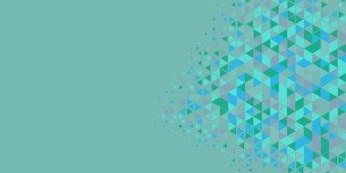 Soyut Üçgen renkli arkaplan veya çokgenler içeren duvar kağıdı üçgen şekiller ve renkler, üçgenler veya uzayın yumuşak rengini kopyalayan çukurluk geometrik şekiller