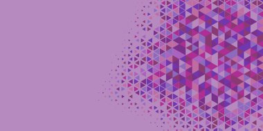 Soyut Üçgen renkli arkaplan veya çokgenler içeren duvar kağıdı üçgen şekiller ve renkler, üçgenler veya uzayın yumuşak rengini kopyalayan çukurluk geometrik şekiller