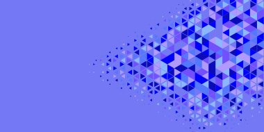 Soyut Üçgen renkli arkaplan veya çokgenler içeren duvar kağıdı üçgen şekiller ve renkler, üçgenler veya uzayın yumuşak rengini kopyalayan çukurluk geometrik şekiller