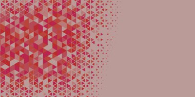 Soyut Üçgen renkli arkaplan veya çokgenler içeren duvar kağıdı üçgen şekiller ve renkler, üçgenler veya uzayın yumuşak rengini kopyalayan çukurluk geometrik şekiller