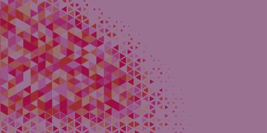 Soyut Üçgen renkli arkaplan veya çokgenler içeren duvar kağıdı üçgen şekiller ve renkler, üçgenler veya uzayın yumuşak rengini kopyalayan çukurluk geometrik şekiller