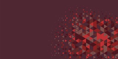 Soyut Üçgen renkli arkaplan veya çokgenler içeren duvar kağıdı üçgen şekiller ve renkler, üçgenler veya uzayın yumuşak rengini kopyalayan çukurluk geometrik şekiller