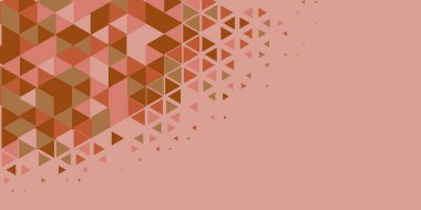 Soyut Üçgen renkli arkaplan veya çokgenler içeren duvar kağıdı üçgen şekiller ve renkler, üçgenler veya uzayın yumuşak rengini kopyalayan çukurluk geometrik şekiller