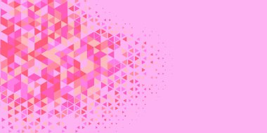 Soyut Üçgen renkli arkaplan veya çokgenler içeren duvar kağıdı üçgen şekiller ve renkler, üçgenler veya uzayın yumuşak rengini kopyalayan çukurluk geometrik şekiller