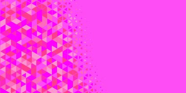 Soyut Üçgen renkli arkaplan veya çokgenler içeren duvar kağıdı üçgen şekiller ve renkler, üçgenler veya uzayın yumuşak rengini kopyalayan çukurluk geometrik şekiller