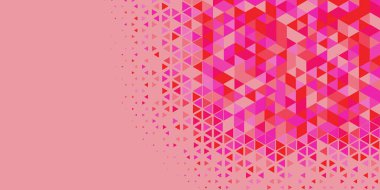 Soyut Üçgen renkli arkaplan veya çokgenler içeren duvar kağıdı üçgen şekiller ve renkler, üçgenler veya uzayın yumuşak rengini kopyalayan çukurluk geometrik şekiller