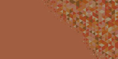 Soyut Üçgen renkli arkaplan veya çokgenler içeren duvar kağıdı üçgen şekiller ve renkler, üçgenler veya uzayın yumuşak rengini kopyalayan çukurluk geometrik şekiller