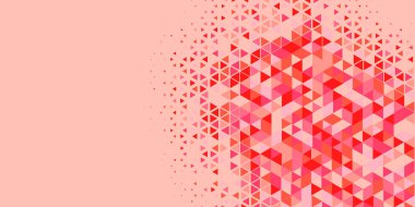 Soyut Üçgen renkli arkaplan veya çokgenler içeren duvar kağıdı üçgen şekiller ve renkler, üçgenler veya uzayın yumuşak rengini kopyalayan çukurluk geometrik şekiller