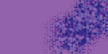 Soyut Üçgen renkli arkaplan veya çokgenler içeren duvar kağıdı üçgen şekiller ve renkler, üçgenler veya uzayın yumuşak rengini kopyalayan çukurluk geometrik şekiller