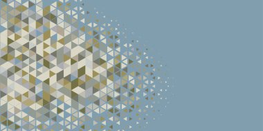 Soyut Üçgen renkli arkaplan veya çokgenler içeren duvar kağıdı üçgen şekiller ve renkler, üçgenler veya uzayın yumuşak rengini kopyalayan çukurluk geometrik şekiller