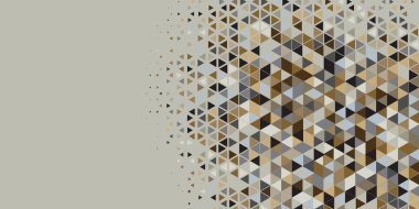 Soyut Üçgen renkli arkaplan veya çokgenler içeren duvar kağıdı üçgen şekiller ve renkler, üçgenler veya uzayın yumuşak rengini kopyalayan çukurluk geometrik şekiller