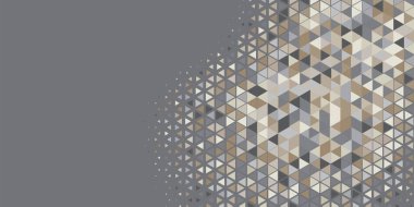 Soyut Üçgen renkli arkaplan veya çokgenler içeren duvar kağıdı üçgen şekiller ve renkler, üçgenler veya uzayın yumuşak rengini kopyalayan çukurluk geometrik şekiller